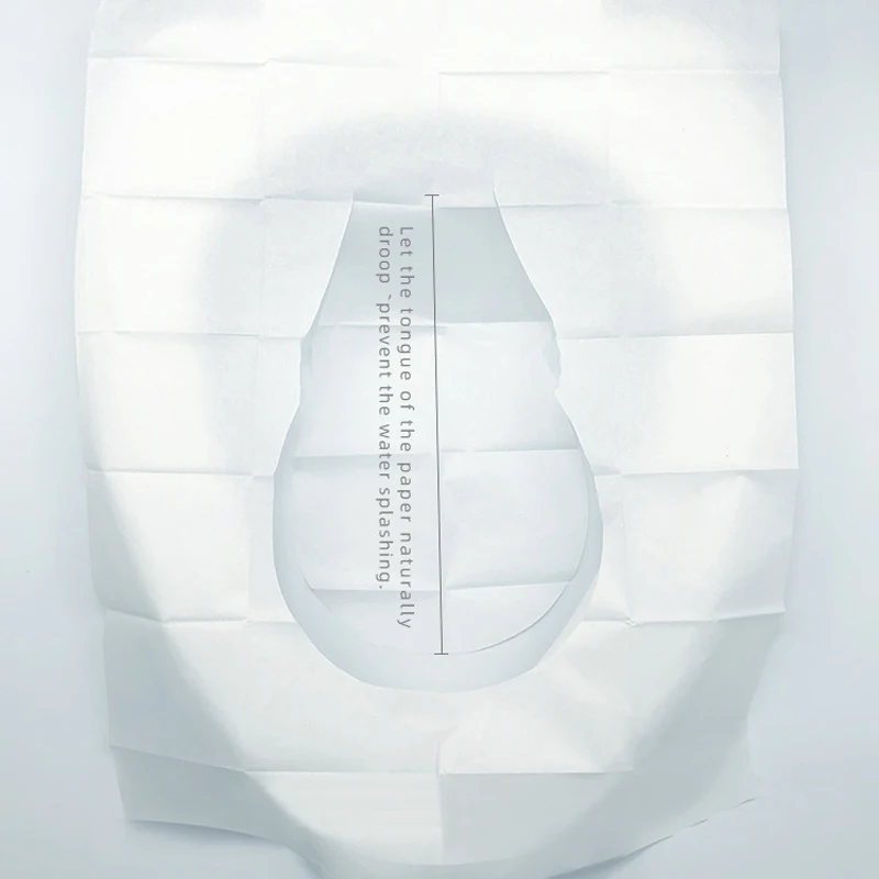 일회용 변기 시트 커버 휴대용 여행 캠핑 호텔 욕실 변기 매트 패드 생분해성 수용성 변기 커버 종이