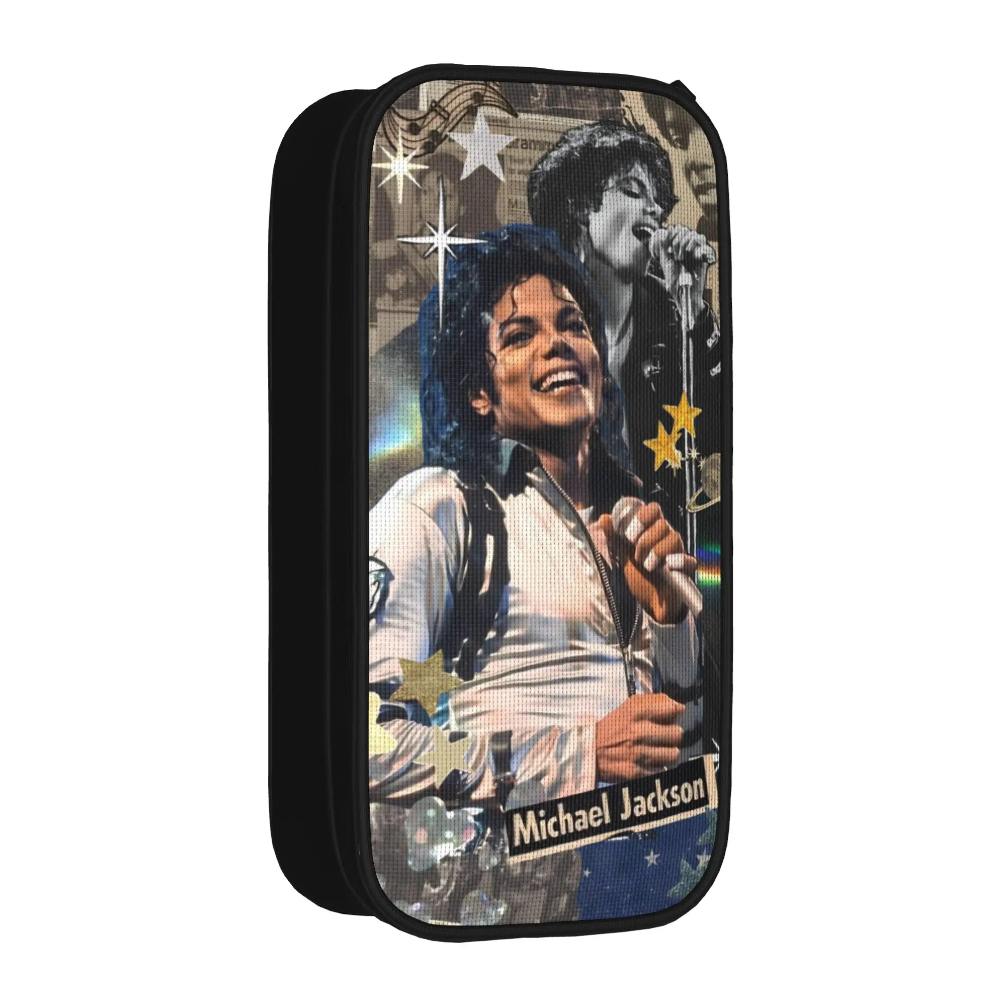 Singer Michael Jacksons MJ Tour 2026 Merch Pen Box Large-capacity Kids  Pencil Case Stationery Amazing Gift