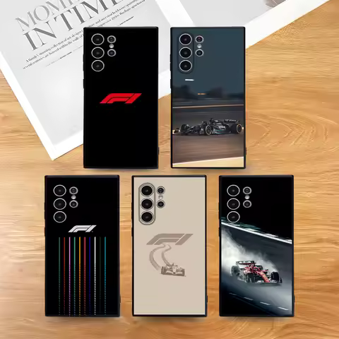 F1 Race T-Tracks Circuits 2024 Phone Case For Samsung Galaxy S25 S24 S22 S23 Ultra S21 S20 Plus 5G Frosted Non-Slip Full Cover