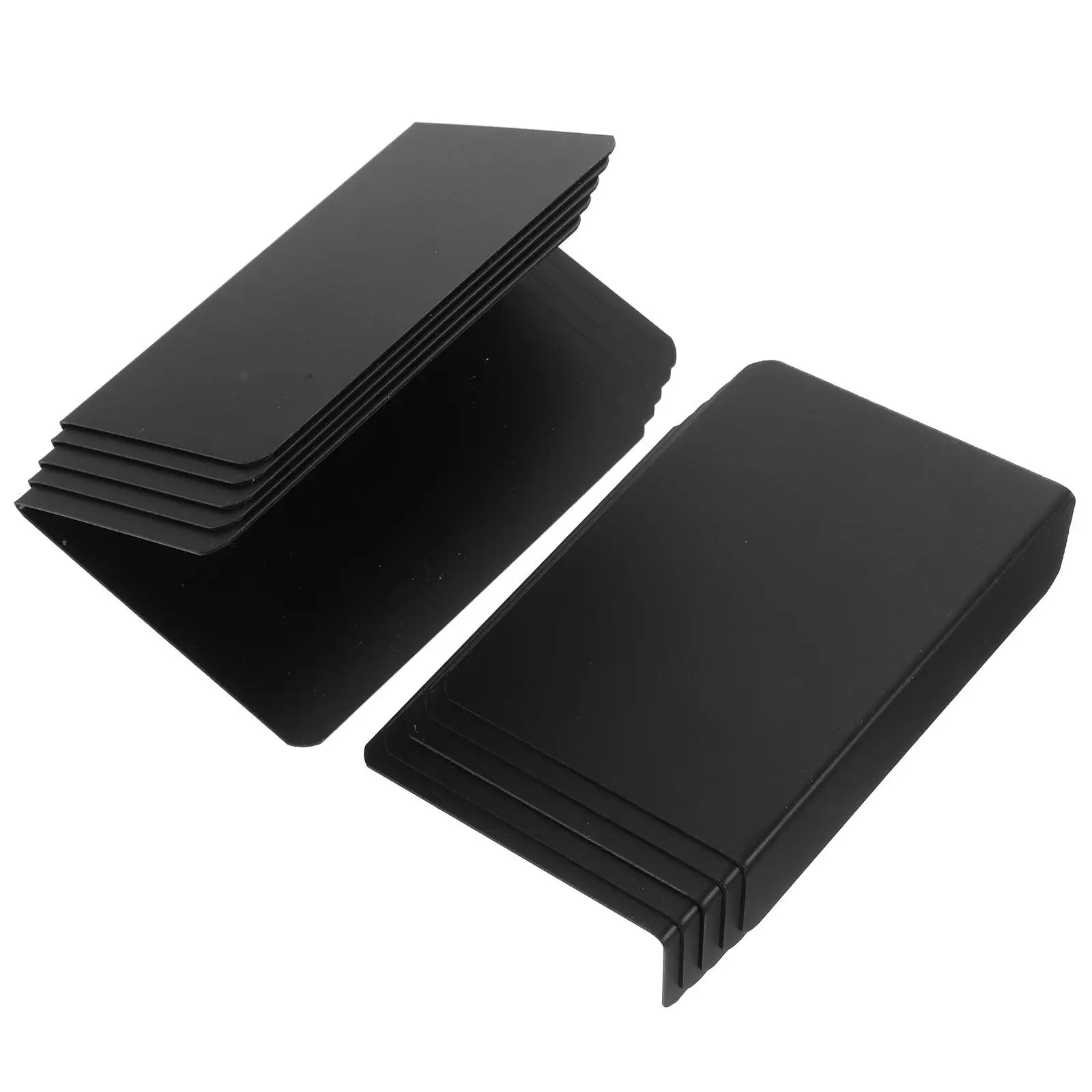 

10Pcs Table Number Sign Blank Acrylic Board Dry Erase Reusable Wedding Decoration Writable Desk Name Plate for Seating Stand