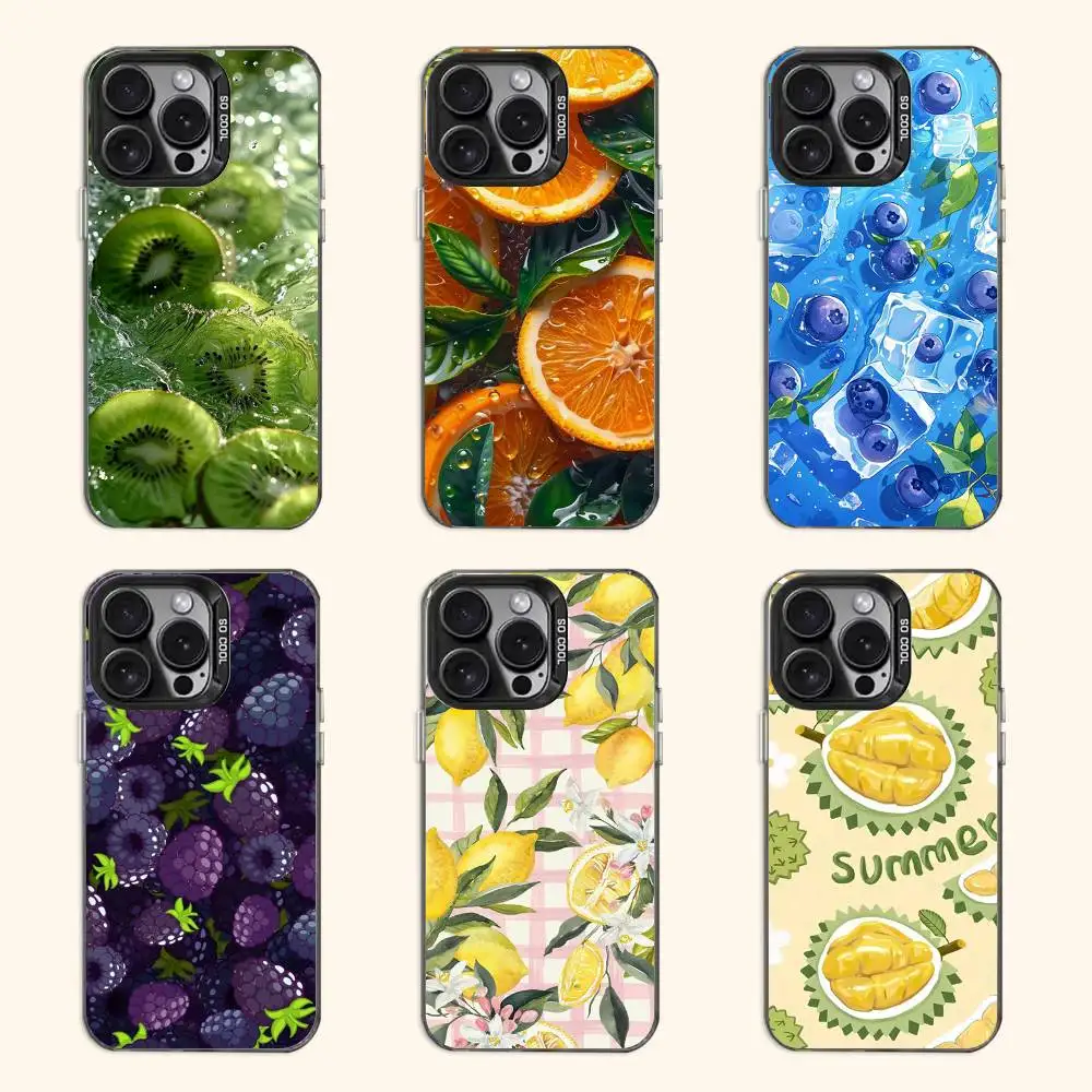 

Summer Fruits Phone Case For iPhone 17 16e 16 15 14 13 12 11 Pro Max X XR XS MAX Back Cover