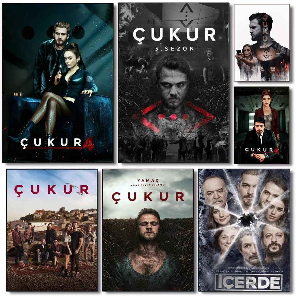 Póster de C-Cukur de la serie de televisión turca, arte HD, pared adhesiva, impermeable, para el hogar, sala de estar, dormitorio, bar, decoración estética