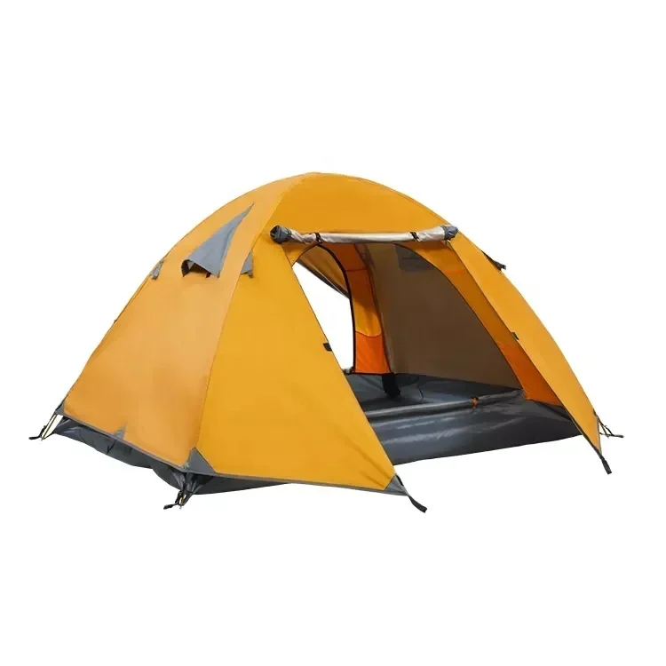 

1.26KG Double Layer Ultralight Tent 2 Person Waterproof Aluminum Pole 4 Season Camping Tents for