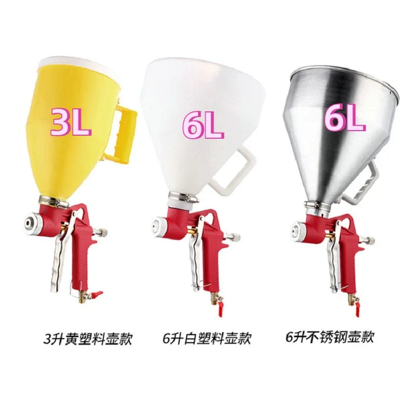 

Воронка-распылитель Каменная краска Водонепроницаемое покрытие Пластиковая воронка-распылитель Шпатлевка Распылитель для внешней стены диатомовой грязи