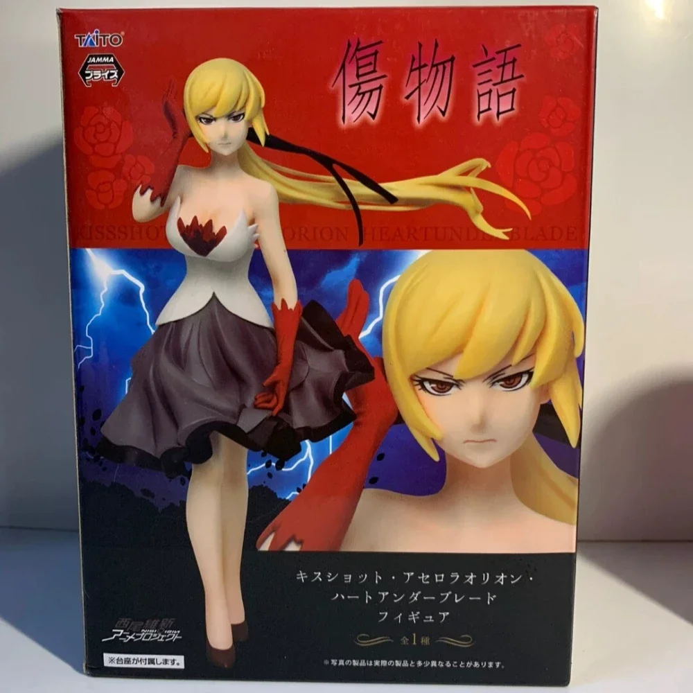 En Stock, Figuras de Juguete Originales de Taito, Kizumonogatari, Kiss Shot Acerola, Orion Heart, Under Blade, Oshino Shinobu, 18 cm