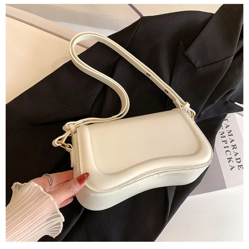 Solid Soft Shoulder Bags Zipper Interior Compartment 2024New Bags for Women Fashion Dumpling Shape Candy Colors Women's Handbags