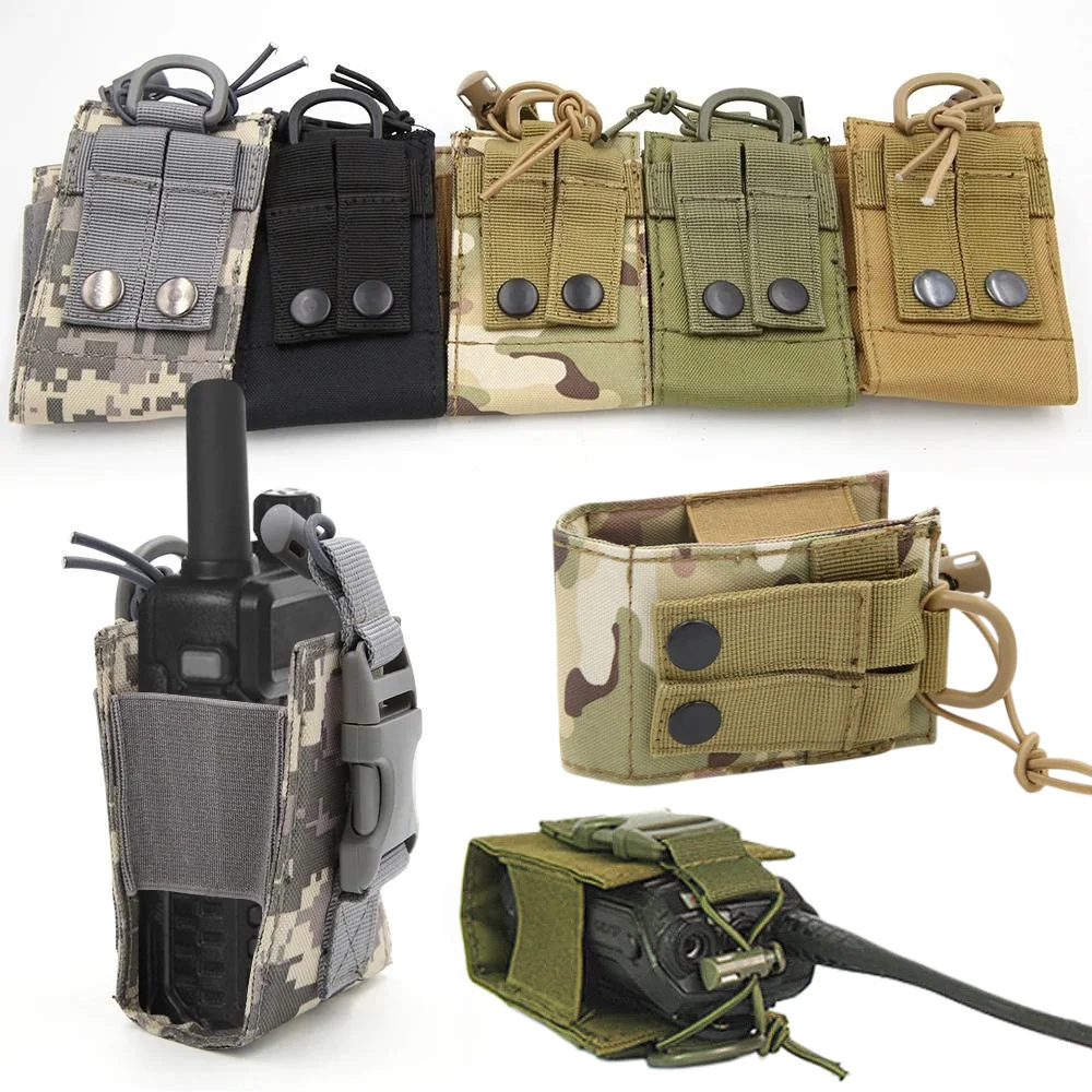 

1 portable hunting walkie talkie bag, sports pendant, nylon radio magazine bag packaging bag