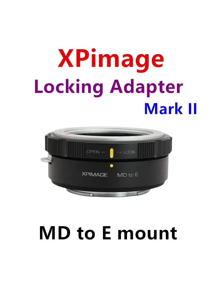 

MINOLTA MD Lens to Sony E mount camera adapter ring For MINOLTA MD-E mount A7R5 A7R4 A7R3 A7M3 A7M4 A7C. XPimage Locking adapter