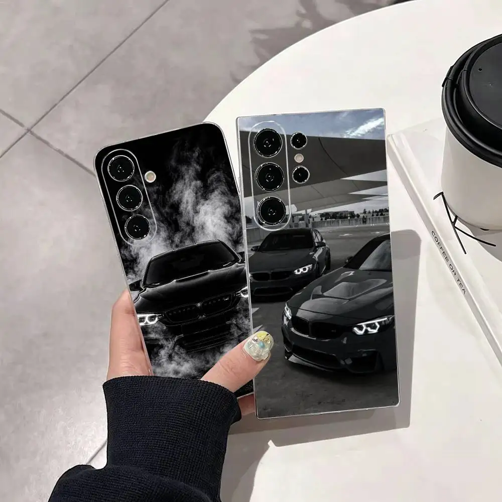 F80 Sport Cool Car M4  Phone Case For Samsung S25,S24,S21,S22,S23,S30,Ultra,S20,Plus,Fe Transparent Cover