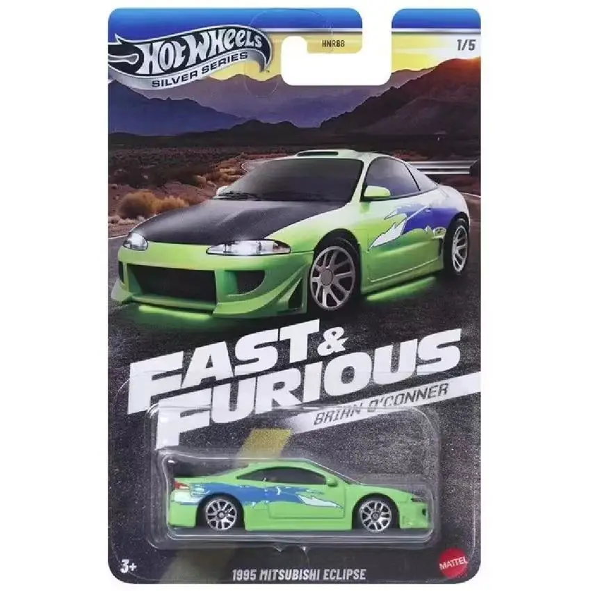 In Stock Hot Wheels Car Fast & Furious Brian O'connor Diecast 1/64 Toys Boys Nissan Skyline GTR Ford Escort Toyota Supra Gift