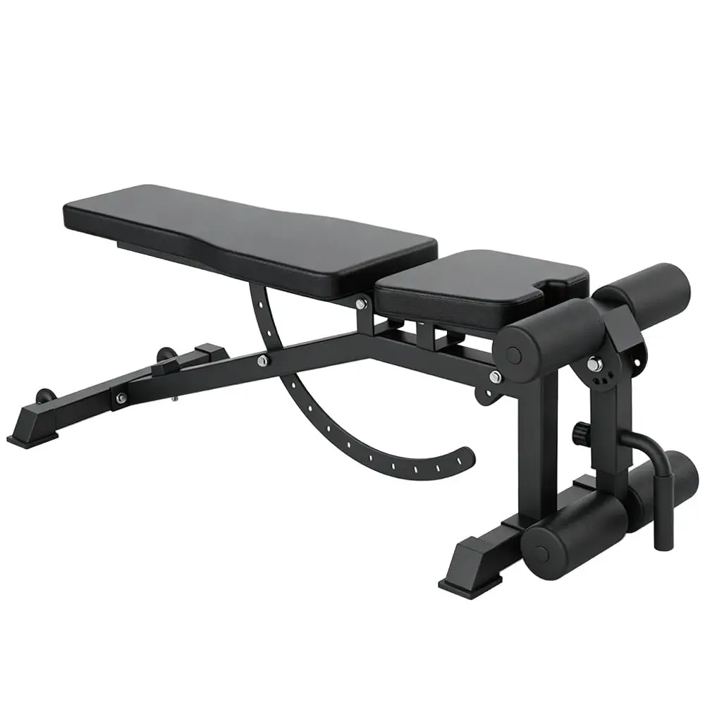 

Регулируемая скамья для тренировок с функциями разгибания и сгибания ног, многофункциональная скамья для инверсии/деклайн-тренировок для домашнего спортзала, для тренировки всего тела