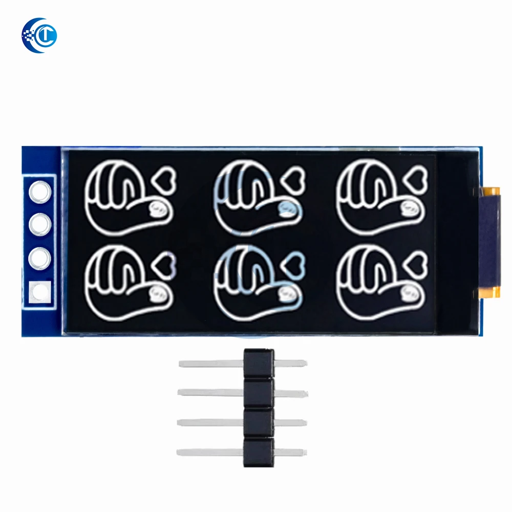 Tela OLED de 1,09 polegadas OLED de 1,1 polegadas SSD1312 64X128 display 12864 IIC para arduino