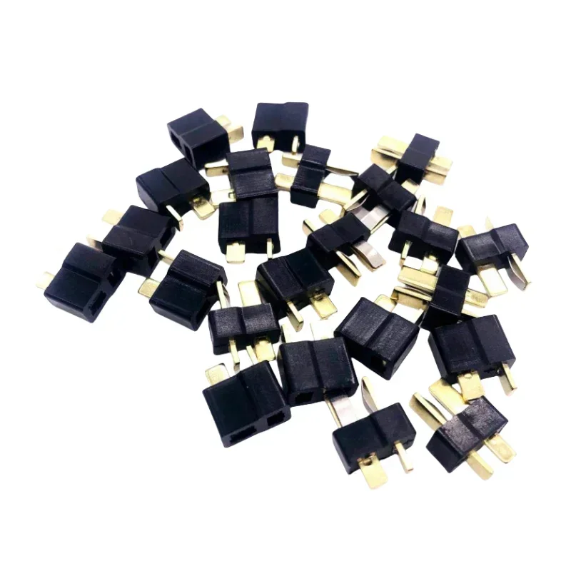 Conectores de plugue antiderrapantes estilo T, acessórios ESC de bateria RC LiPo macho/fêmea, peças sobressalentes para modelos RC, drones, carregadores 5 pares