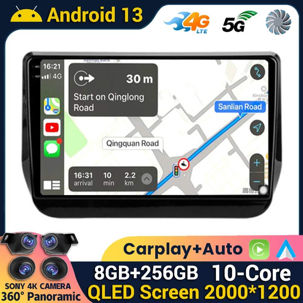 

Android 13 WIFI+4G Carplay Auto Car Radio For Hyundai H1 Grand Starex 2007-2015 Multimedia Video Player Navigation GPS Stereo