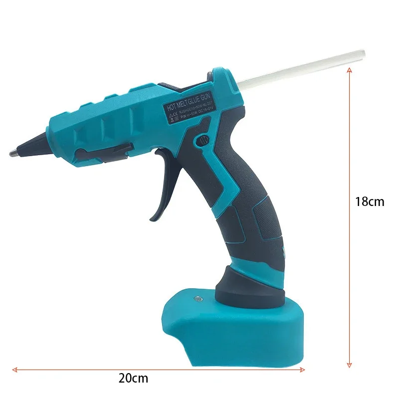 Electric Hot Melt Glue Gun for Makita 18V Battery Cordless Electric Glue Gun 7mm Glue Stick Hot Melt Welding Air Gun DIY Tool