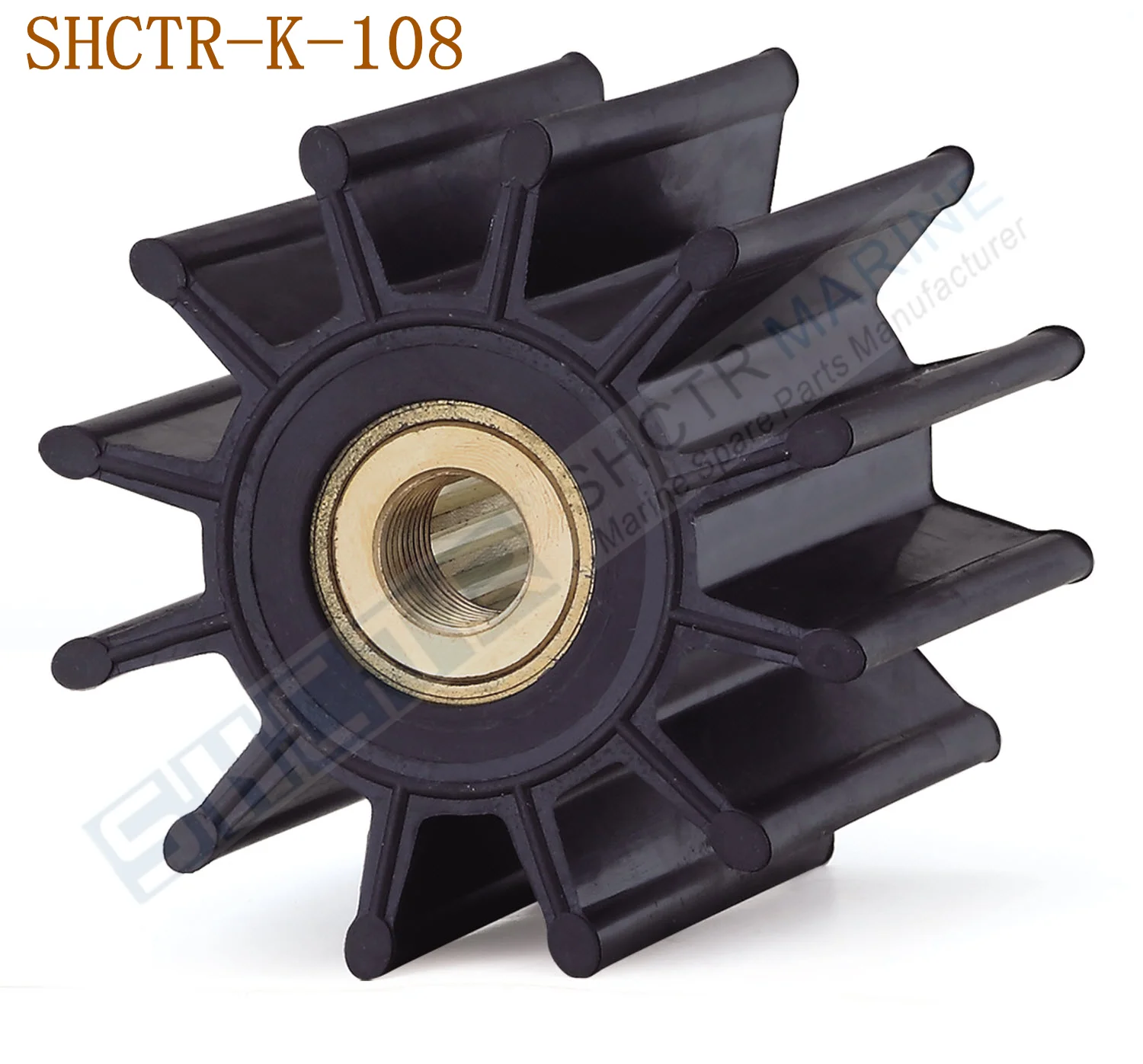 

SHCTR Flexible Impeller for SHERWOOD 27000K , CEF 500181 , JMP 7608, DJ Pump 08-35-1201
