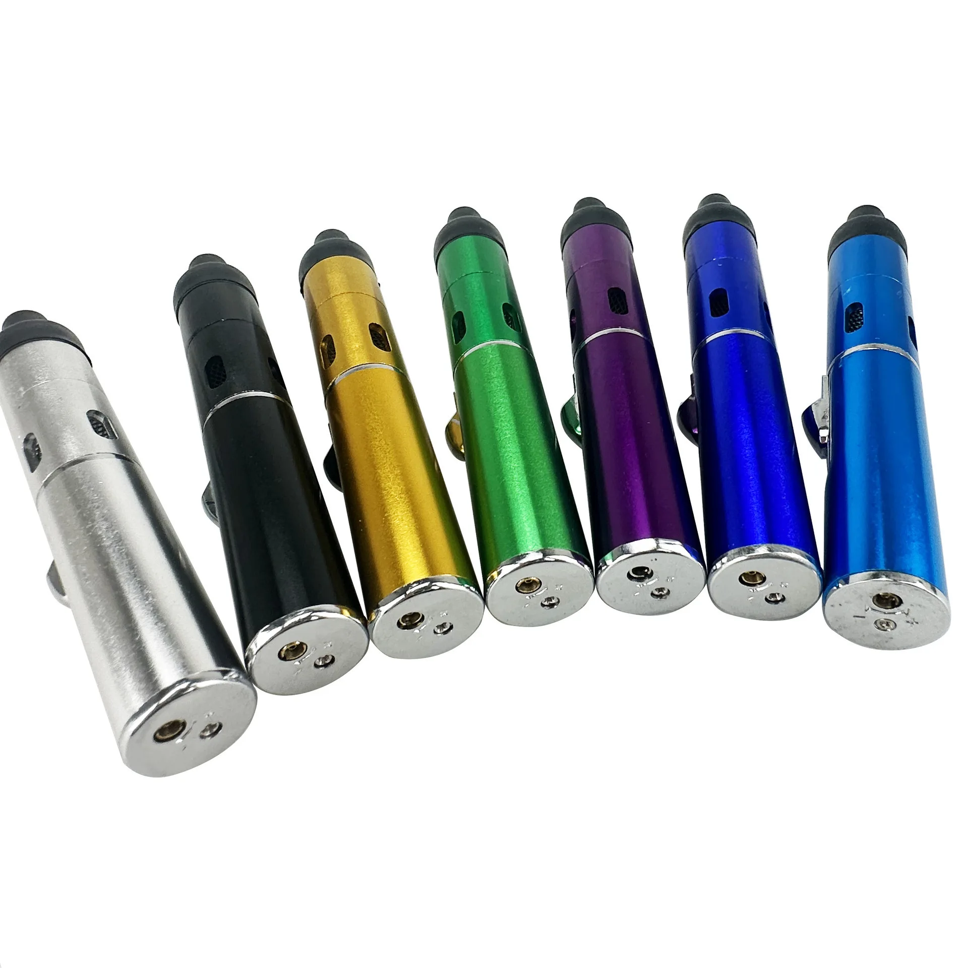Fashionable Long Multifunctional Aromatherapy Lighter, Portable Mini Metal Inflatable Lighter
