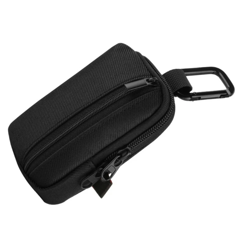 

Upgrades Nylon Carrying Case Small Travel Organize Bag Multifunctional Sound Device Holder with Two Compartments for Ai