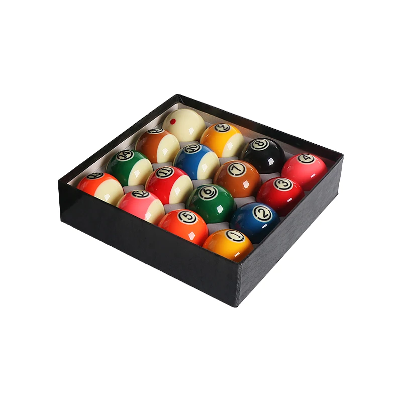 

Chinese Black Eight TV Crystal Billiards Black King Kong American Sixteen Color Table Billiards Standard Large Billiards Balls