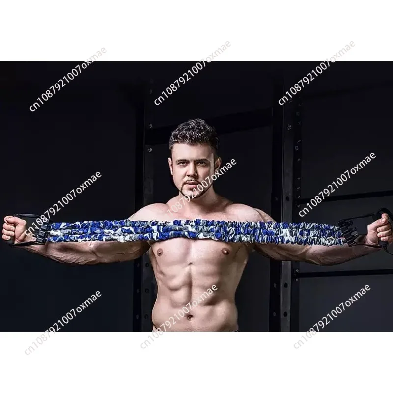 Adjustable Push Rod Resistance Chest Expander, Arm & Chest Muscle Strength Training Fitness Equipment