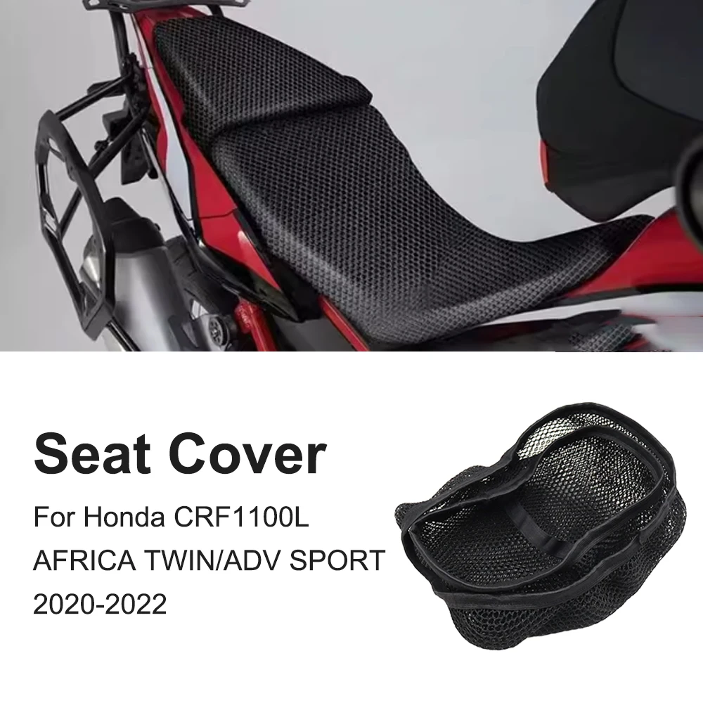

For Honda CRF1100L AFRICA TWIN 2020-2022 Motorcycle Seat Cover Non-Slip Breathable Heat Insulation Protection Cushion