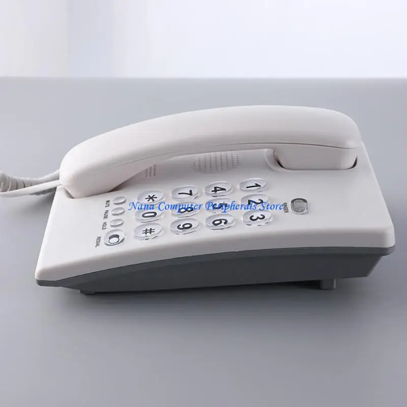 F68C Corded Phone with Big Button Desk Landline Phone for Elderly Corded