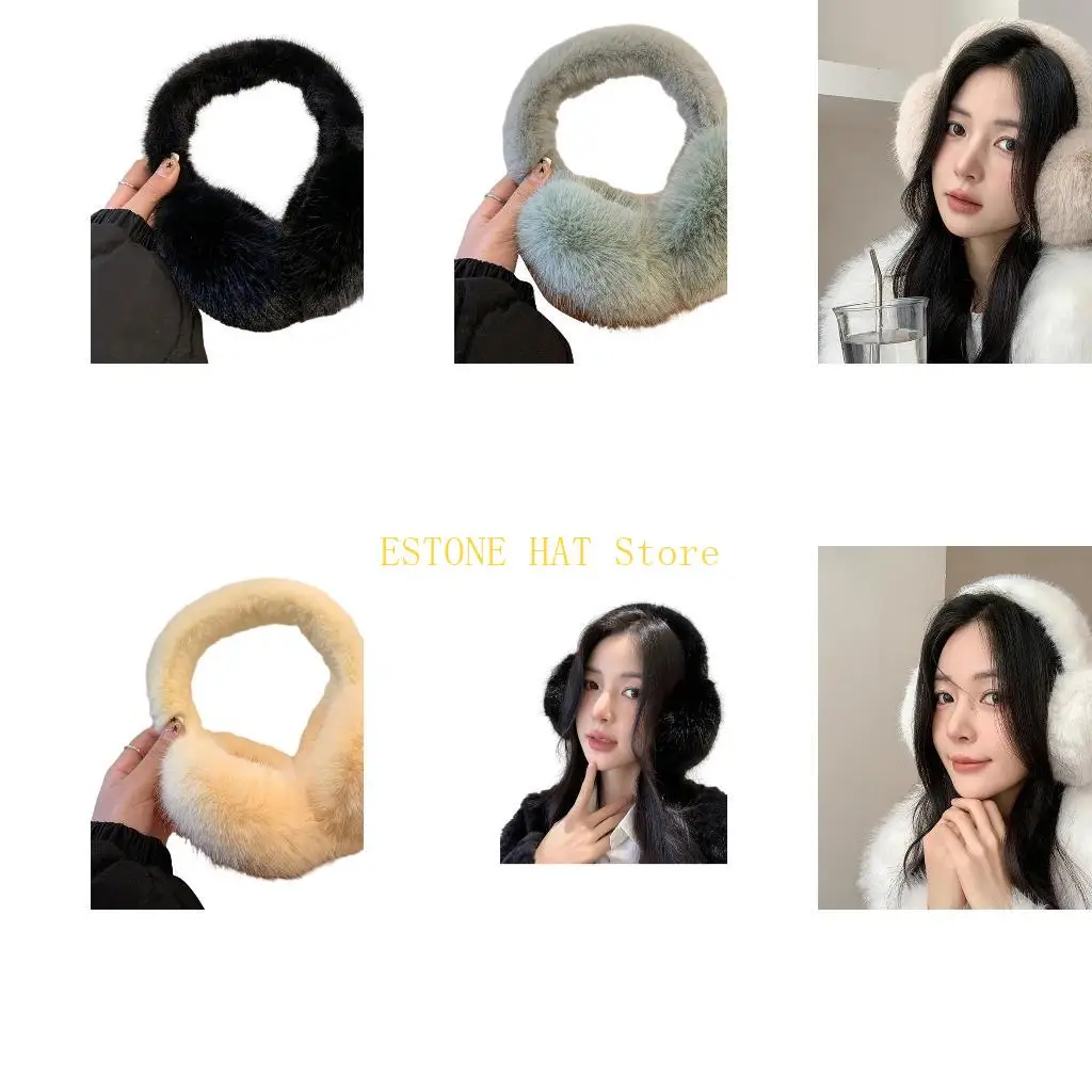 

49MF зимние наушники для мужчин и женщин, регулируемые плюшевые наушники для катания на лыжах на открытом воздухе, складные