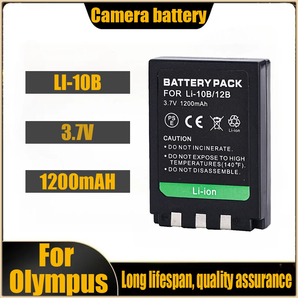 Batería LI-12B/10B para cámara Olympus u300 u400 u410 500 600 800
