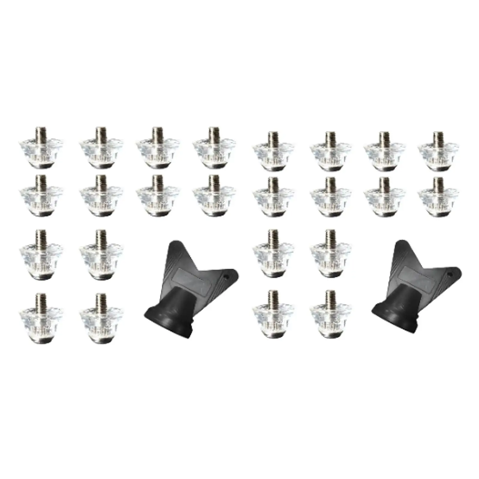 

Football Shoe Spikes Threaded Nylon Replacement Athletic Cleats Sports Sneakers Turf Tool Set for Outdoor Field Training