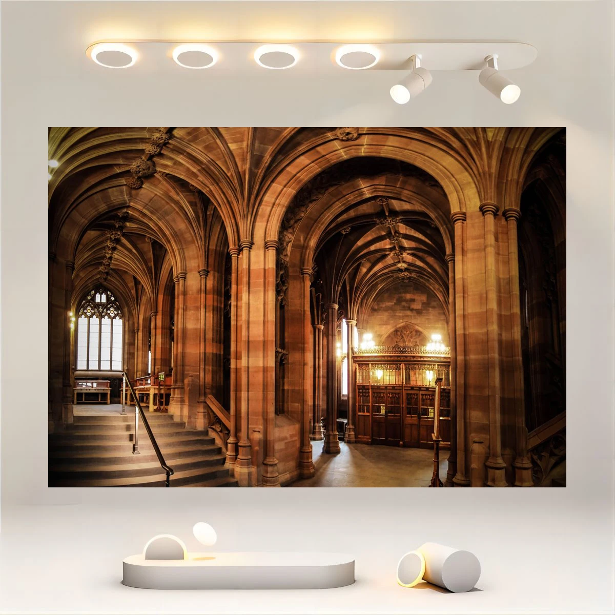 

Church European Castle Background Photography Pendant Staircase Interior Photo Background Girl Lover Wedding Ceremony Props