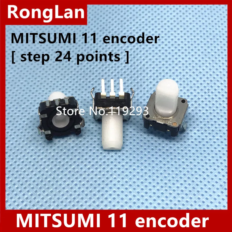 [BELLA]Sound volume potentiometer encoder Mitsumi MITSUMI 11 encoder [ step 24 points ]--10PCS/LOT