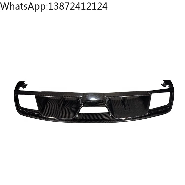

Carbon Fiber Rear Bumper Diffuser Quad Exhaust Fit for Ford Mustang 2006-2013