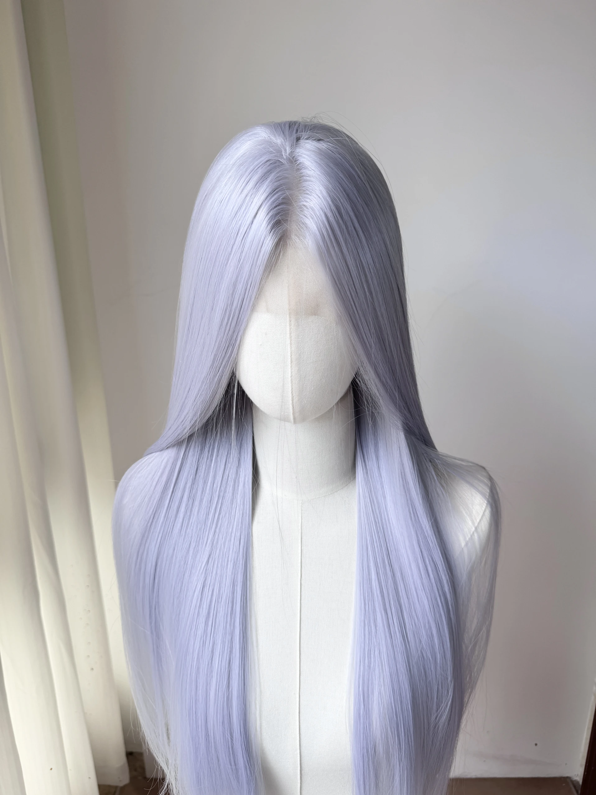 الفضة الأرجواني الدانتيل شعر مستعار أمامي للنساء مستقيم 13*4 الدانتيل الباروكات الاصطناعية الدانتيل الباروكات الطبيعية ل تأثيري شعر مستعار من ألياف الخزامى