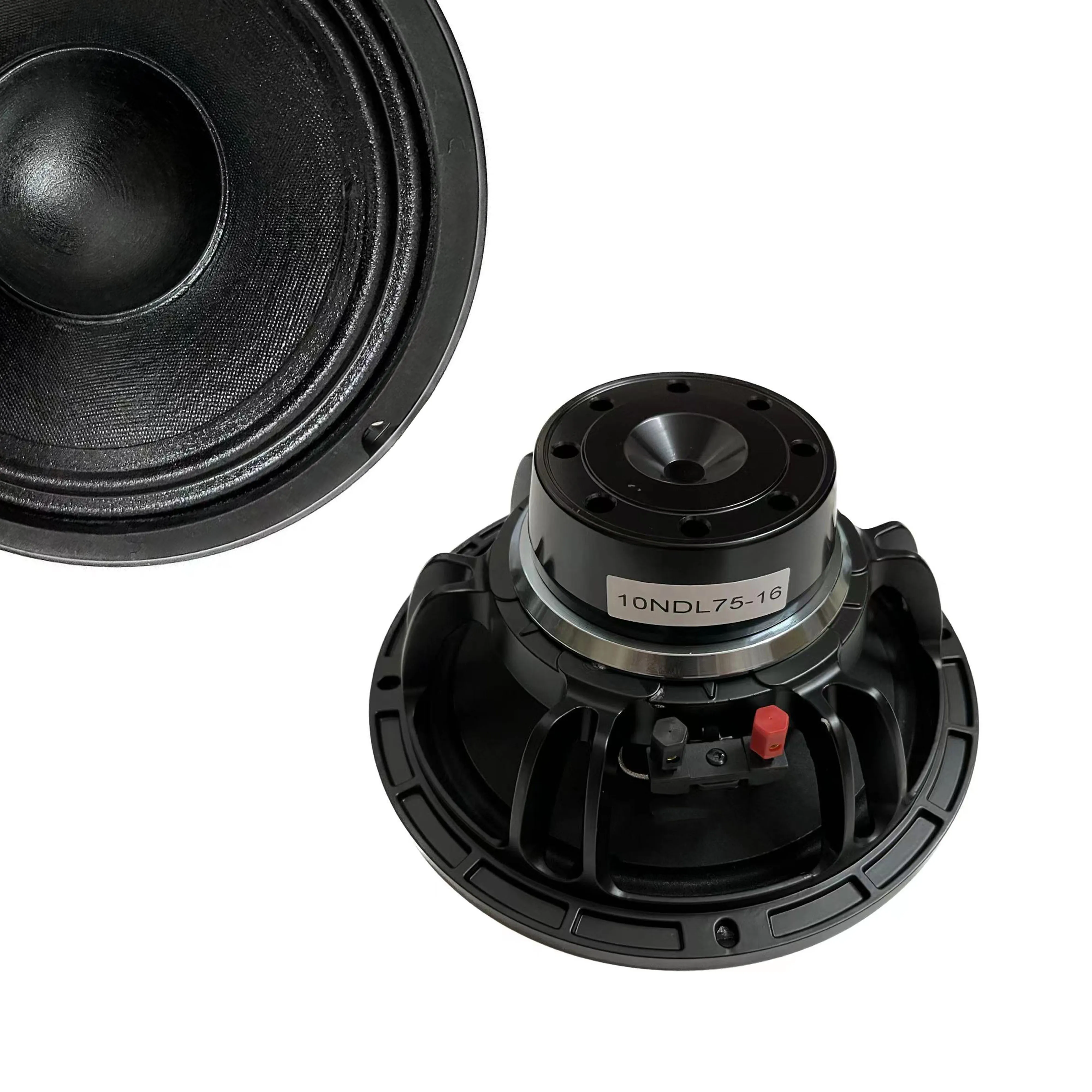 10인치 프로페셔널 라인 어레이 스피커 - 75mm 듀얼 보이스 코일 네오디뮴 우퍼 (800W RMS, 내부/외부 코일 디자인)