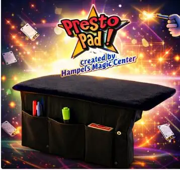 

Коврик Presto Pad Close Up Style Black 43x33см – Профессиональный коврик для фокусов, аксессуар для магов, для монет и карт, с гиммиком