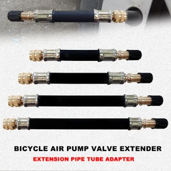 Bicycle Air Pump Valve Extender Inflator Hose Bike Pump Extension Pipe Tube Adapter Motorcycle MTB Bike Schrader Valve Adapter