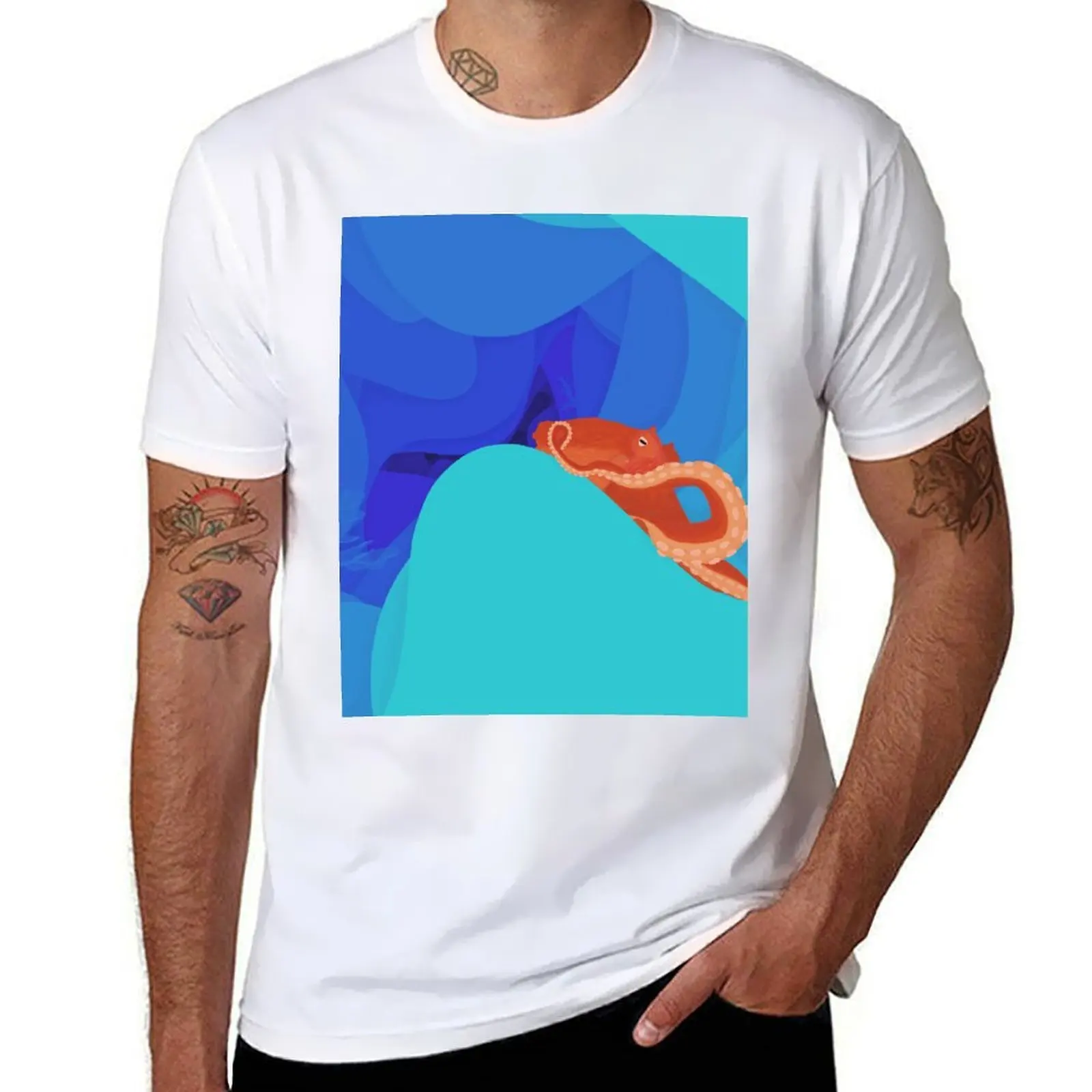 

Giant Pacific Octopus T-Shirt printed t shirts for man t shirts for man graphic vintage T-Shirt