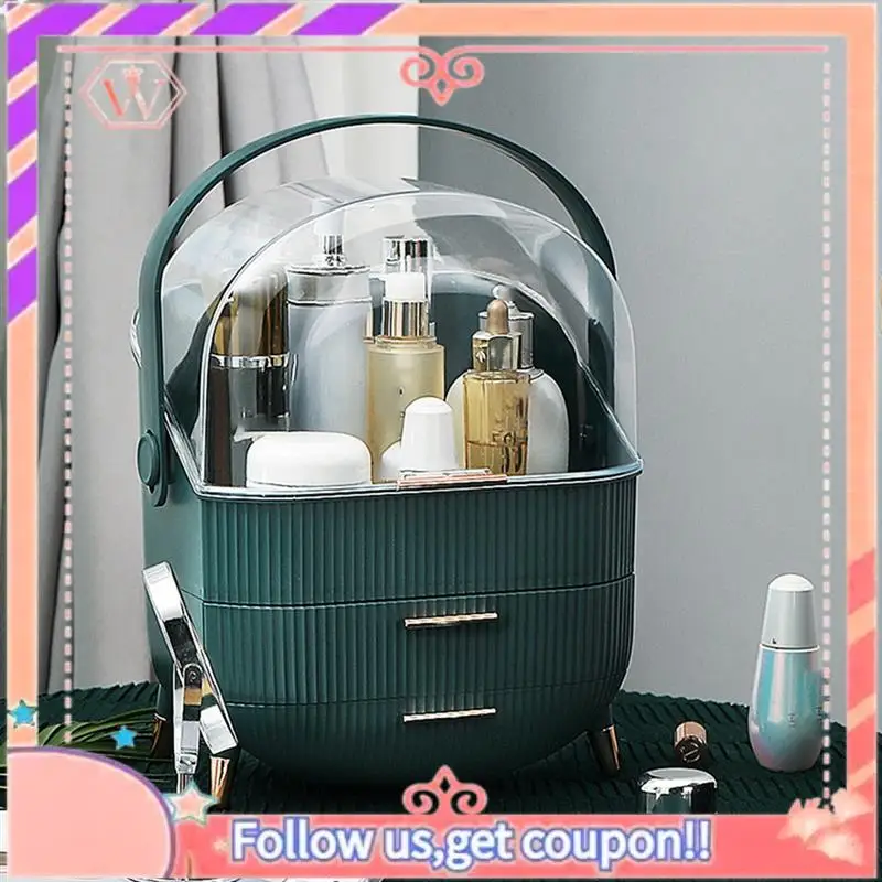 

Upgraded Cosmetic Storage Box Makeup Waterproof Dustproof Bathroom Desktop Beauty Makeup Organizer Skin Care Storage Drawer