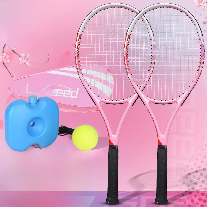 beginner-aluminum-alloy-tennis-racket-unisex-youth-adult-professional-double-set-kids-adults-sports-fitness-fans-supplies