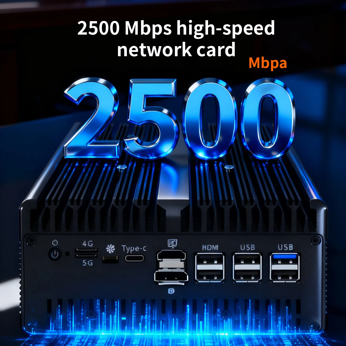 Sólido 6*2,5G LAN Firewall Mini PC Intel Ultra 7 155H 4x/2x10G SFP hogar Oficina Industrial Mini Host Proxmox ESXi servidor 4G/5G