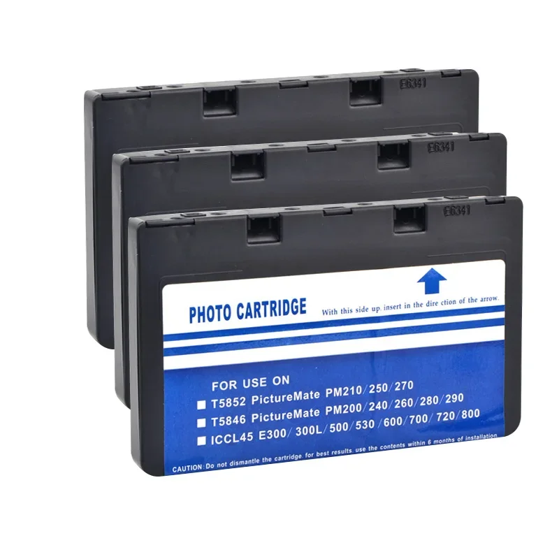 خرطوشة حبر متوافقة T5852 E-5852 لطابعات Epson Picture Mate PM210 PM250 PM270 PM235 PM215