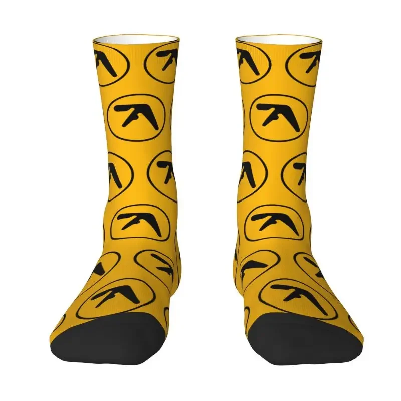 Cute Men's Aphex Twin Dress Sock Unisex Comfortable Breathable Warm Electronic Music Artist Crew Socks