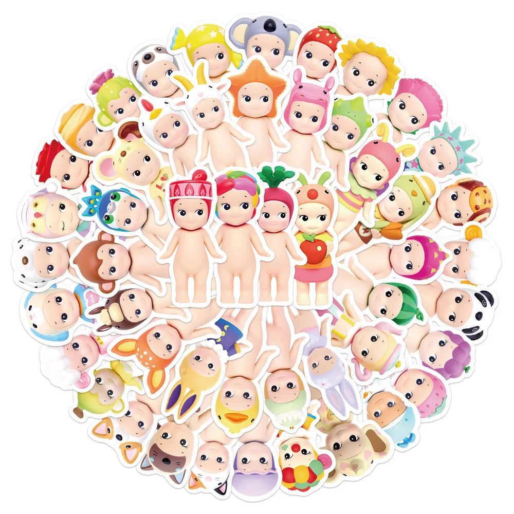 10/30/50PCS Kawaii Character Sonny Angle Sticker Cartoon Decals Toys DIY Phone Notebook Luggage Bike Kids Sticker Cute Toys Gift