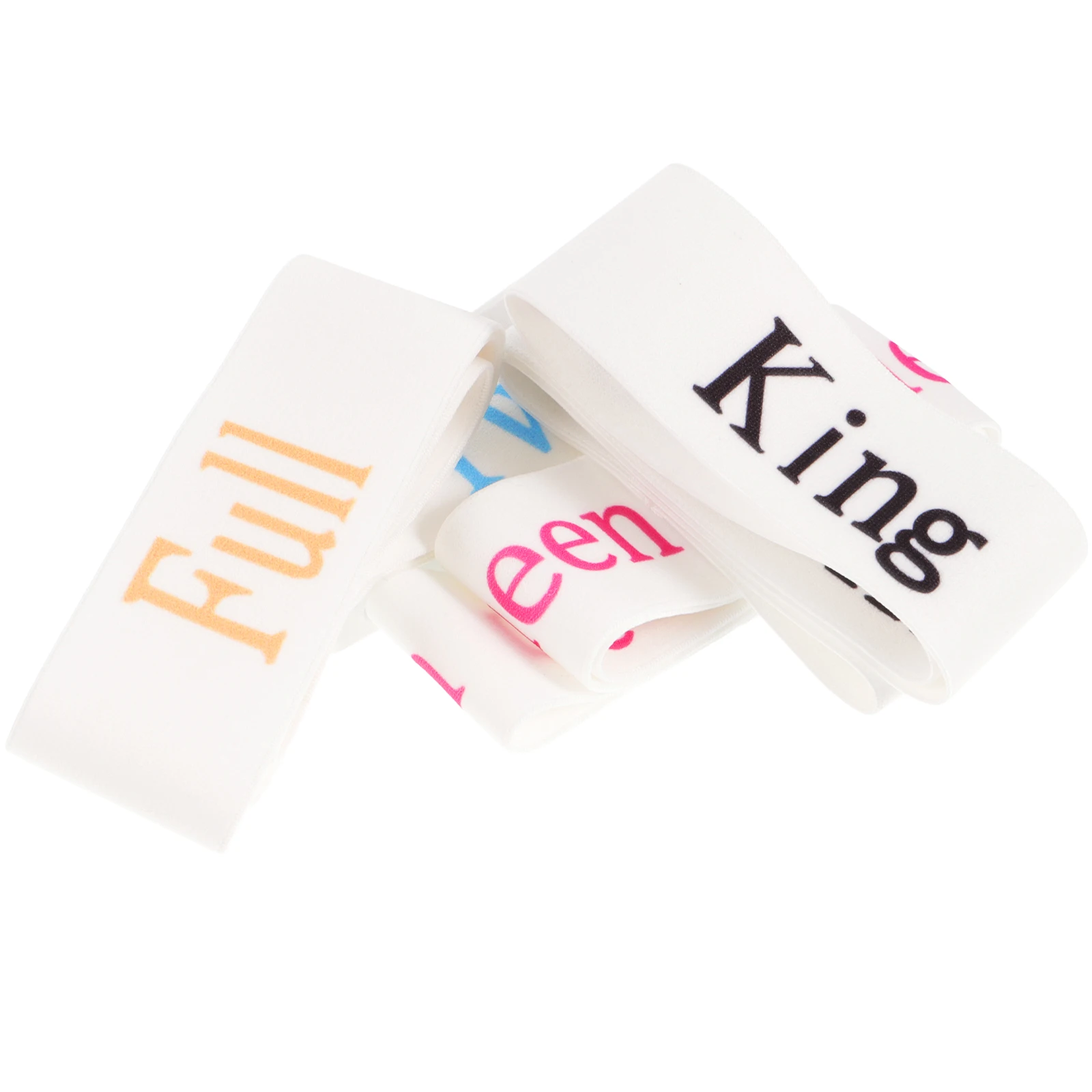 

4pcs Sheet Storage Bands Elastic Organizer Straps Polyester Sheet Cover Organizer Band Adjustable Design