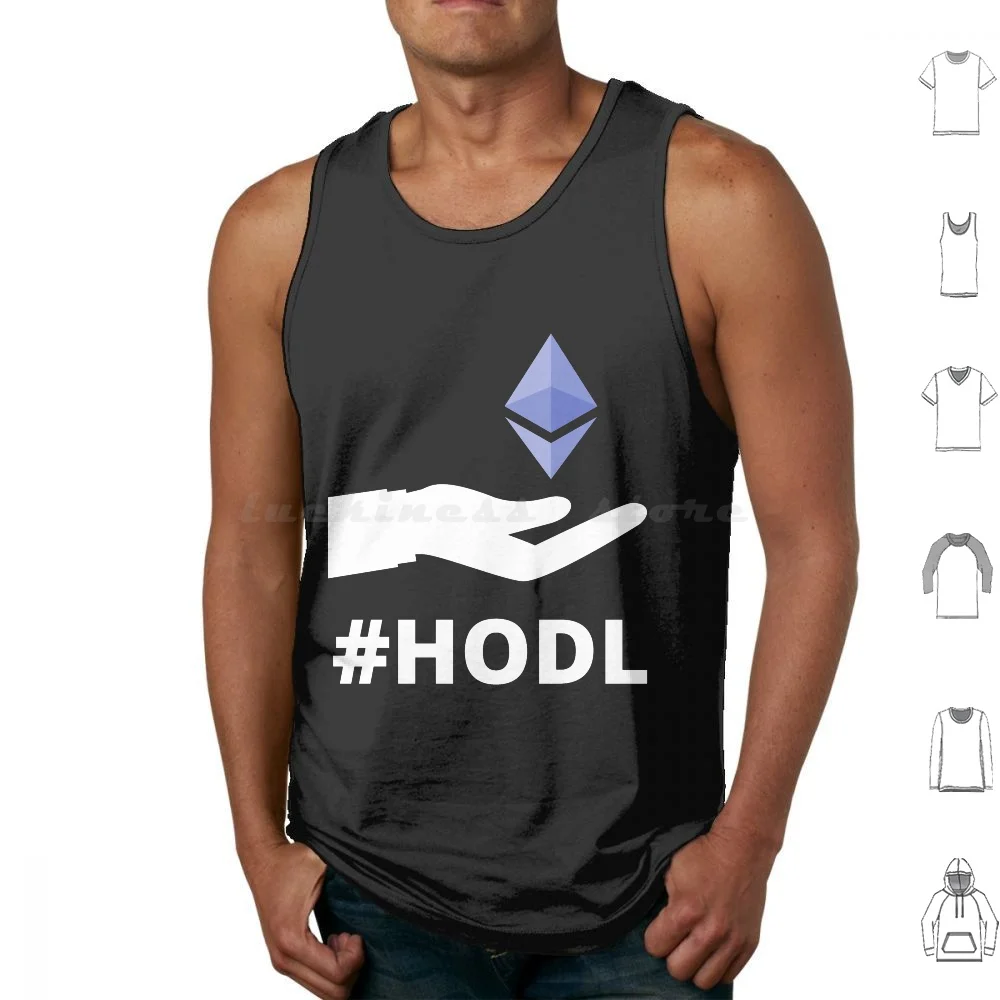 Hodl Ethereum Tank Tops imprimés en coton Ethereum Eth Ethereum Crypto Ethereum Cryptocurrency Eth Crypto Eth
