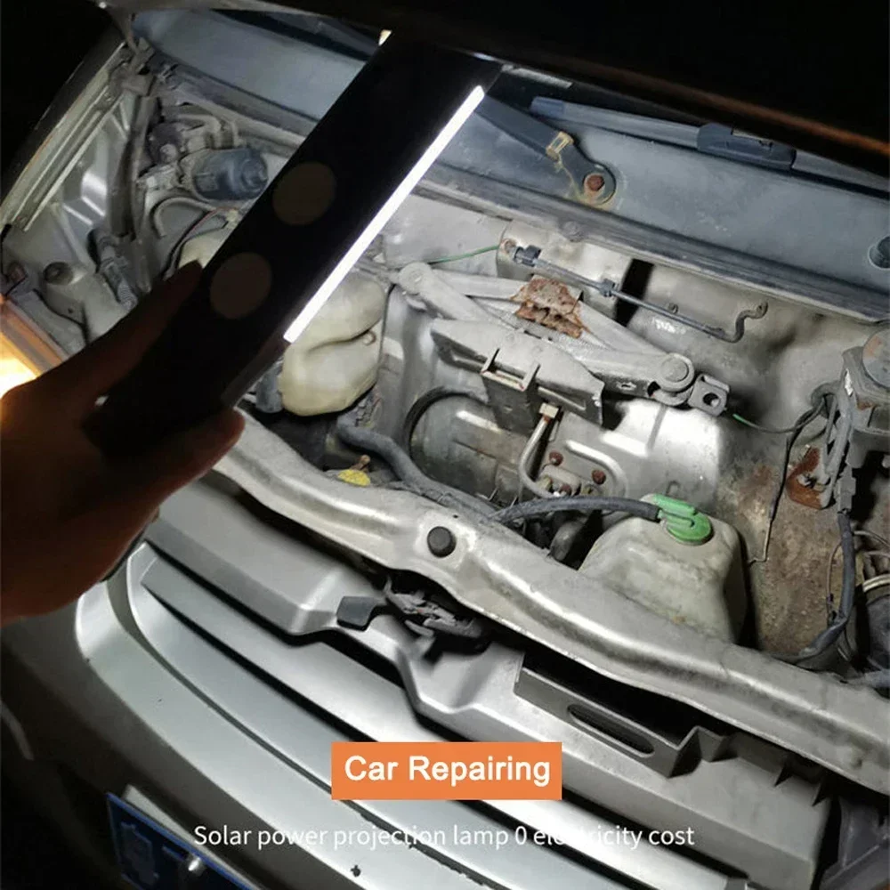 Powerful Camping Lantern Handheld Floodlight LED Work Light USB Rechargeable Work Lamp with Magnet Hook Workshop Repair Lights