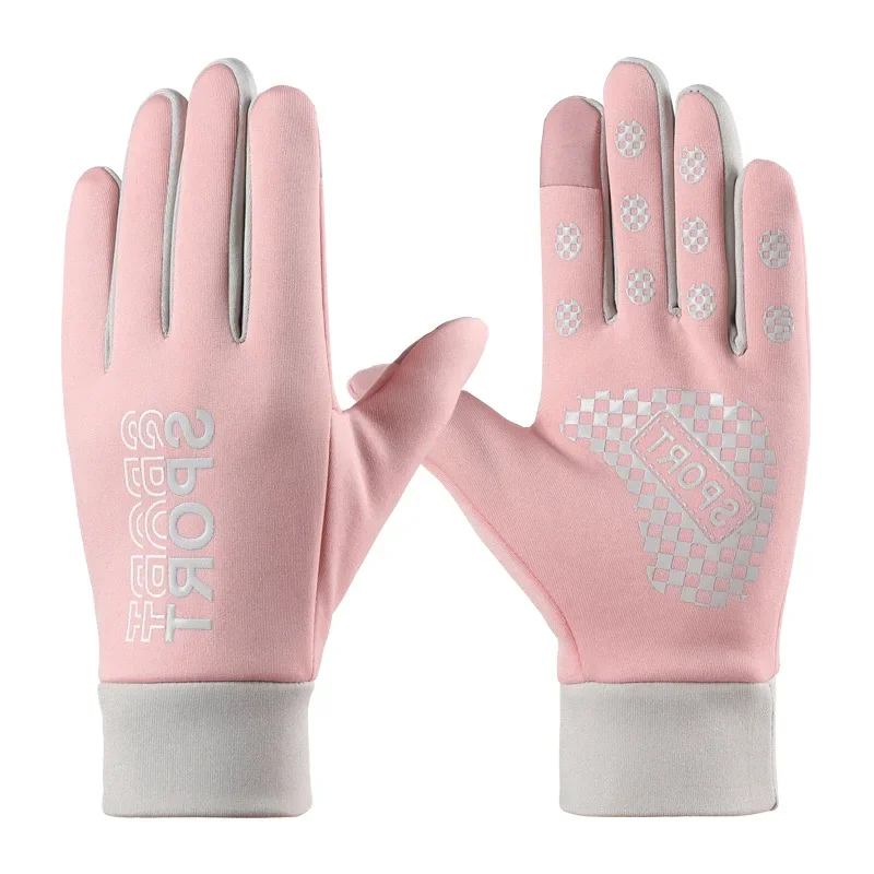 Пара женских зимних модных перчаток, стильные и удобные ветрозащитные перчатки с сенсорным экраном для занятий спортом на открытом воздухе