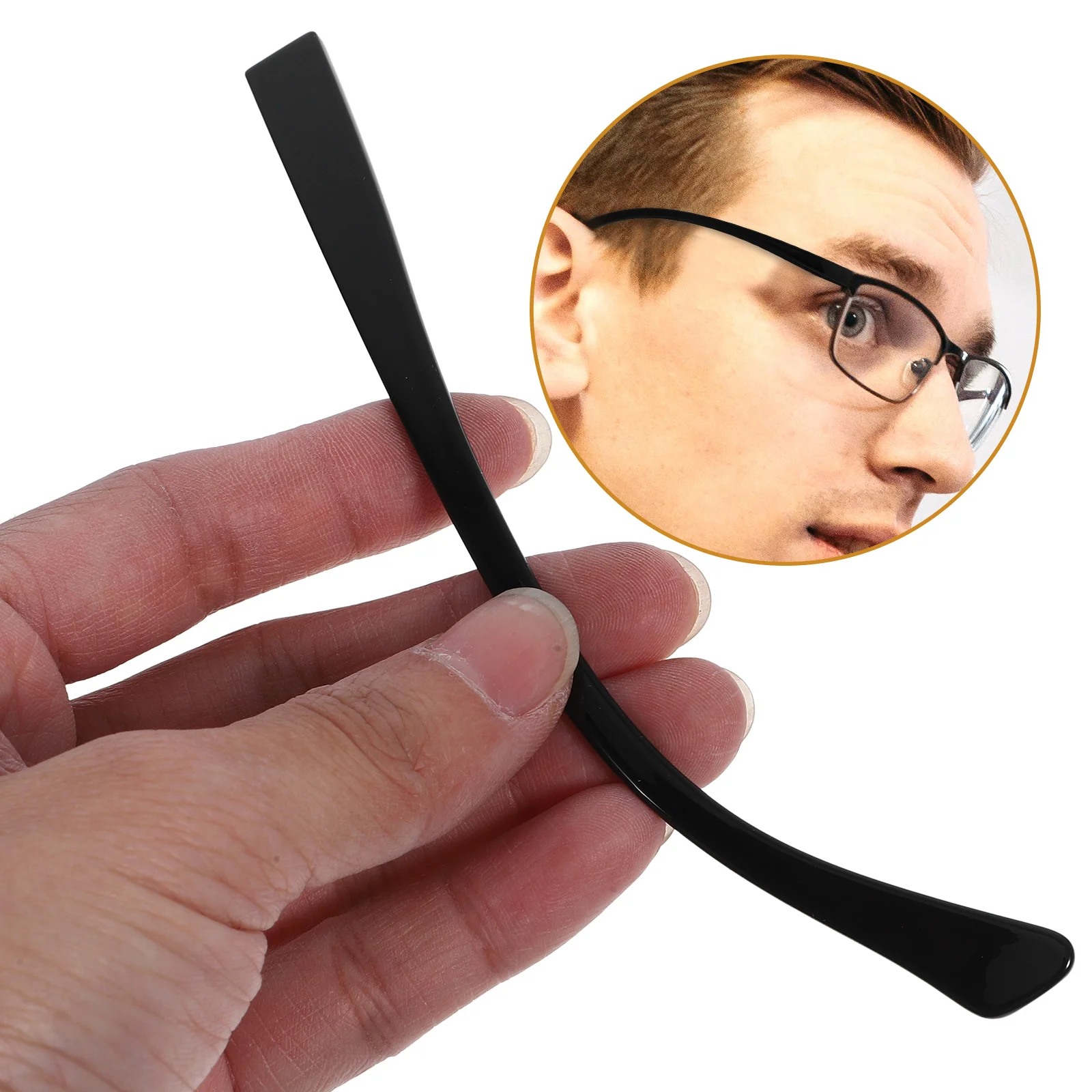 

Universal Glasses Replacement Temple Comfortable Eyeglass Arm Legs Repair Kit Trimming Design