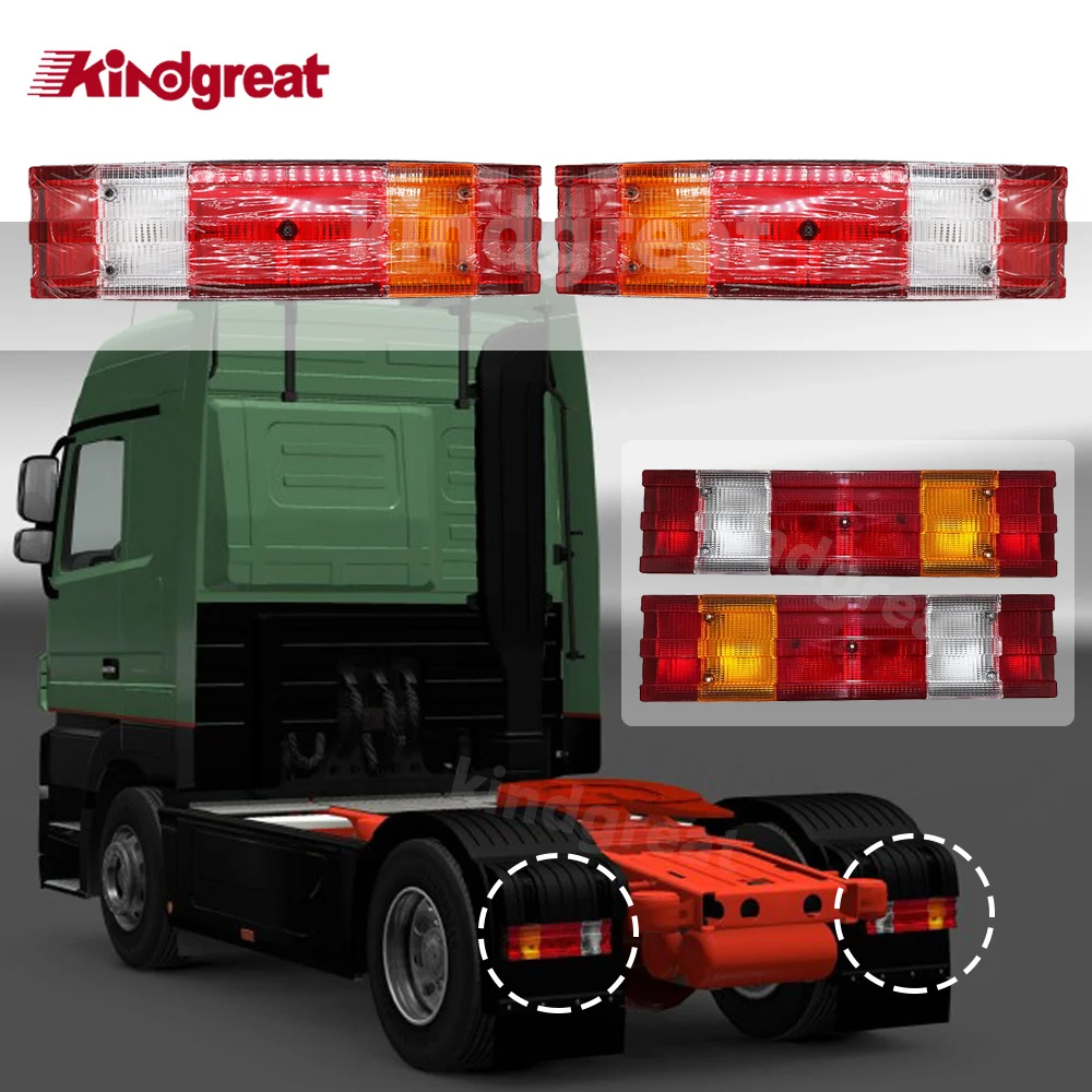 

1 PCS 24V truck tail lamp 0015436370 0015406270 for Benz Actros MP1 MP2 MP3 ATEGO AXOR truck tail lamp E APPROVE