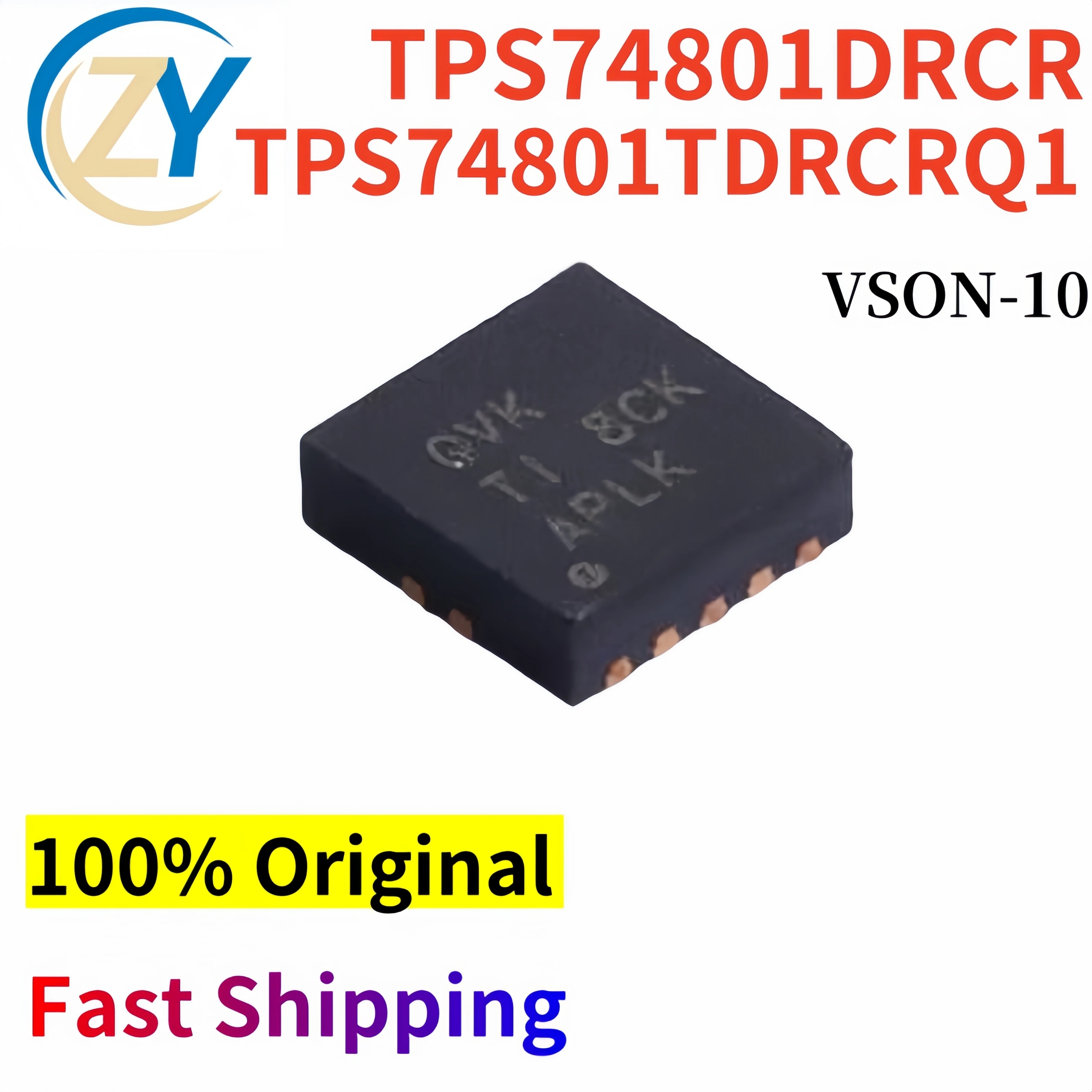 (10pcs) TPS74801 TPS74801DRCR Regulators TPS74801TDRCRQ1 VSON-10 100% Original & In Stock